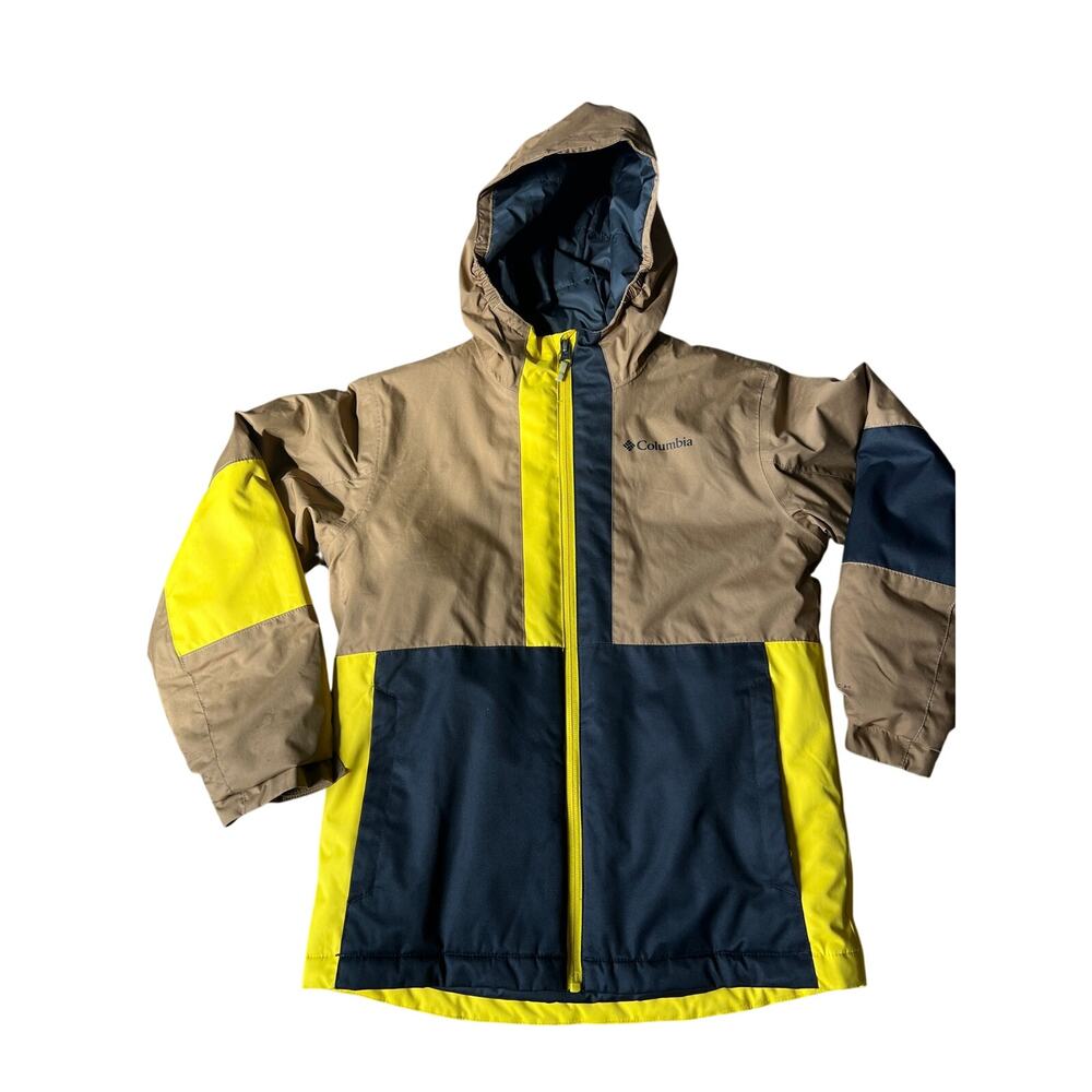 Boys Columbia Oso Mountain Insulated Jacket, Delta Lemon, Small/8, Ski/Snowboard - Picture 2 of 14